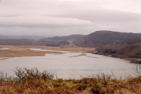 Across Crinan Basin to east